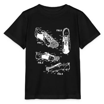 Fussball Fussballschuh Geschenk - Stanley/Stella Kinder T-Shirt MINI CREATOR  - Schwarz - Vorne - Mikhail (115cm)