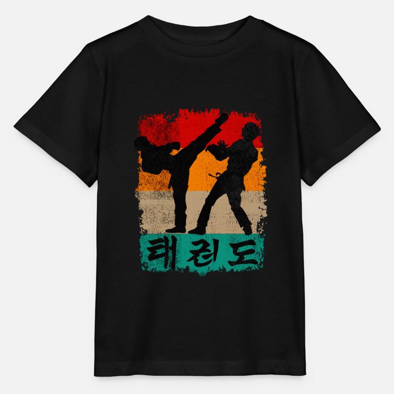 Taekwondo - T-shirt bio MINI CREATOR Stanley/Stella Enfant - noir