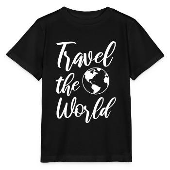 Travel - Stanley/Stella Kinder T-Shirt MINI CREATOR  - Schwarz - Vorne - Mikhail (115cm)