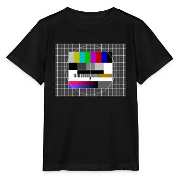 Testbild Envoyer Pause 80's 80's - T-shirt bio MINI CREATOR Stanley/Stella Enfant - noir - Devant - Mikhail (115cm)