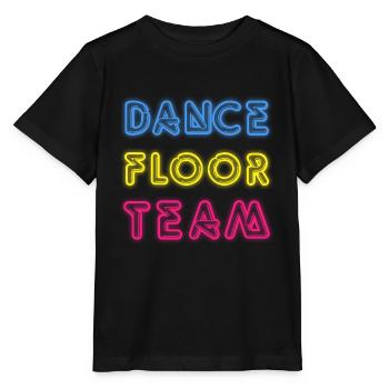 Dance Party Team des années 80 Neon Disco Party - T-shirt bio MINI CREATOR Stanley/Stella Enfant - noir - Devant - Mikhail (115cm)