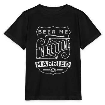 Bachelor Party JGA - Stanley/Stella MINI CREATOR Kids’ T-Shirt - black - Front - Mikhail (115cm)