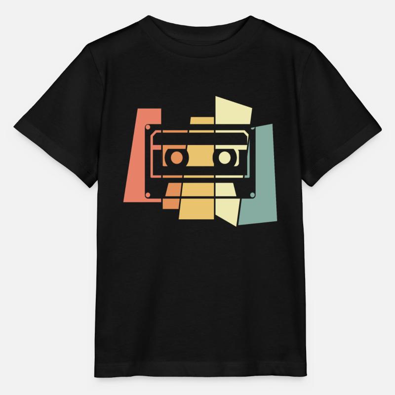 Kassette - Stanley/Stella Kinder T-Shirt MINI CREATOR  - Schwarz