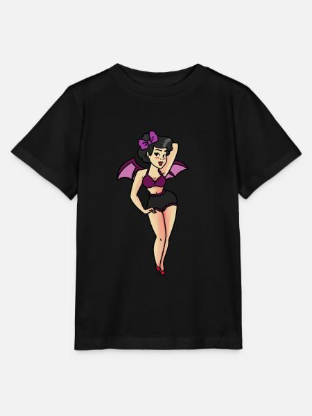 VAMPIRE CHICK - Stanley/Stella Kinder T-Shirt MINI CREATOR - Schwarz