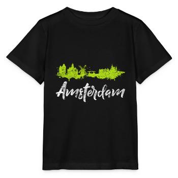 Amsterdam - Stanley/Stella MINI CREATOR Kids’ T-Shirt - black - Front - Mikhail (115cm)