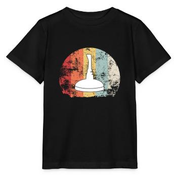 Stick rétro cadeau de tir | Stave de stockport de glace - T-shirt bio MINI CREATOR Stanley/Stella Enfant - noir - Devant - Mikhail (115cm)