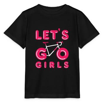 bicycle - Stanley/Stella MINI CREATOR Kids’ T-Shirt - black - Front - Mikhail (115cm)