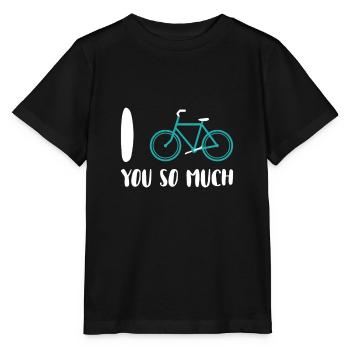 bicycle - Stanley/Stella MINI CREATOR Kids’ T-Shirt - black - Front - Mikhail (115cm)