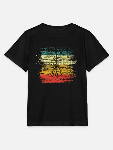 Arbre - T-shirt bio MINI CREATOR Stanley/Stella Enfant - noir
