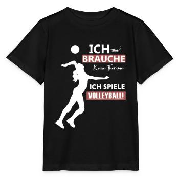 Volleyballer Shirt · Volley Club · Volley Geschenk - Stanley/Stella Kinder T-Shirt MINI CREATOR  - Schwarz - Vorne - Mikhail (115cm)