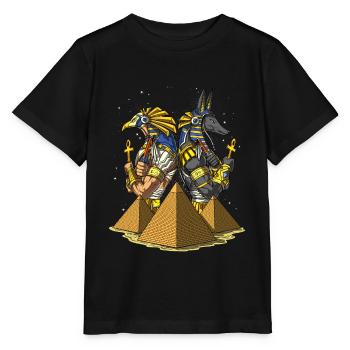 Mythologie der alten Pyramiden der ägyptischen Götter von Anubis Ra - Stanley/Stella Kinder T-Shirt MINI CREATOR  - Schwarz - Vorne - Mikhail (115cm)