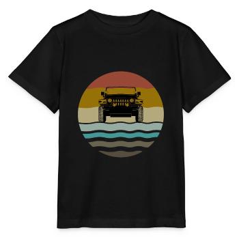 Geländewagen - Stanley/Stella Kinder T-Shirt MINI CREATOR  - Schwarz - Vorne - Mikhail (115cm)