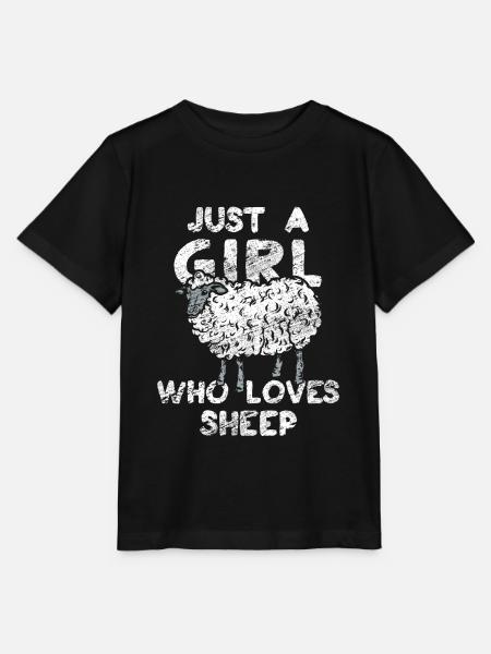 Schaf - Stanley/Stella Kinder T-Shirt MINI CREATOR - Schwarz