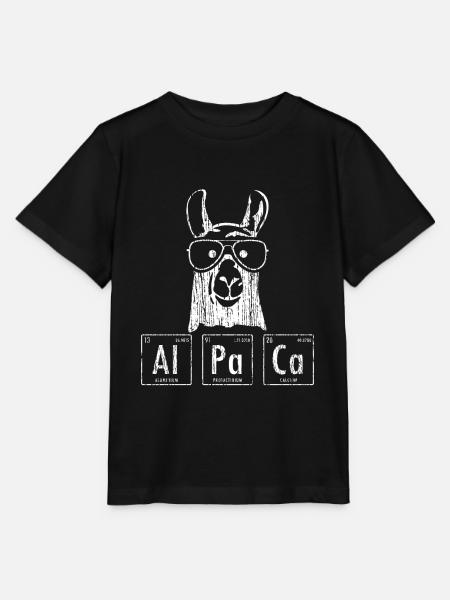 Alpaka LLama - Stanley/Stella Kinder T-Shirt MINI CREATOR - Schwarz
