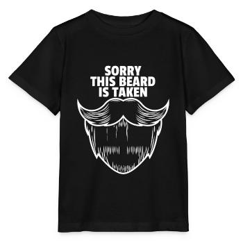 Beard bearded bearded bearer hipster beard gift - Stanley/Stella MINI CREATOR Kids’ T-Shirt - black - Front - Mikhail (115cm)