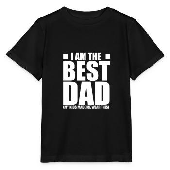 Fête des pères Fête des Pères Fête des Pères - T-shirt bio MINI CREATOR Stanley/Stella Enfant - noir - Devant - Mikhail (115cm)