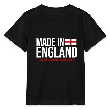 England Engländer - Stanley/Stella Kinder T-Shirt MINI CREATOR  - Schwarz - Vorne - Mikhail (115cm)