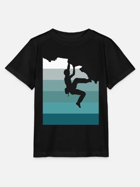 Klettern Bouldern - Stanley/Stella Kinder T-Shirt MINI CREATOR - Schwarz