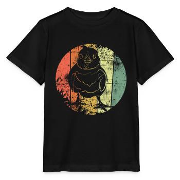 Les poussins - T-shirt bio MINI CREATOR Stanley/Stella Enfant - noir - Devant - Mikhail (115cm)