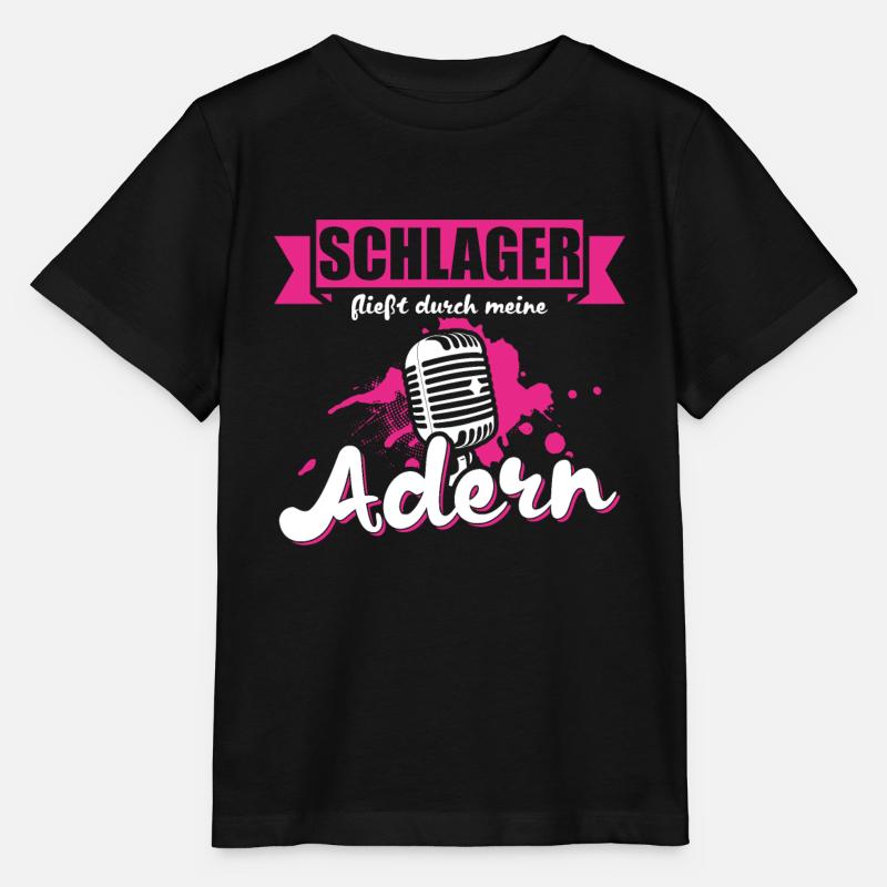 Schlager Schlagerfan - Stanley/Stella Kinder T-Shirt MINI CREATOR  - Schwarz