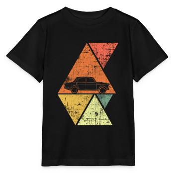 Oldtimer - Stanley/Stella Kinder T-Shirt MINI CREATOR  - Schwarz - Vorne - Mikhail (115cm)
