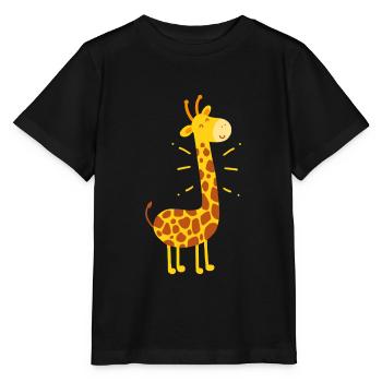 Giraffes Giraffes Giraffes - Stanley/Stella MINI CREATOR Kids’ T-Shirt - black - Front - Mikhail (115cm)