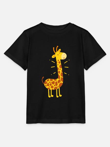 Giraffen Giraffen Giraffen - Stanley/Stella Kinder T-Shirt MINI CREATOR - Schwarz