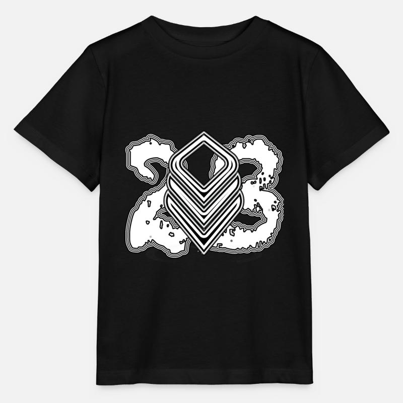 Système de sonorisation Tekno Free Party 23 Spiral Tribe - T-shirt bio MINI CREATOR Stanley/Stella Enfant - noir