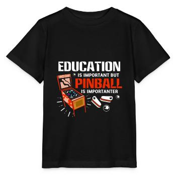 Pinball Pinball Pinball Machine Pinball Lever Game - Stanley/Stella MINI CREATOR Kids’ T-Shirt - black - Front - Mikhail (115cm)