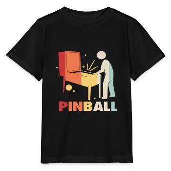 Pinball Pinball Pinball Machine Pinball Lever Game - Stanley/Stella MINI CREATOR Kids’ T-Shirt - black - Front - Mikhail (115cm)