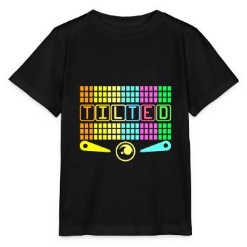 Pinball Pinball Pinball Machine Pinball Lever Game - Stanley/Stella MINI CREATOR Kids’ T-Shirt - black - Front - Mikhail (115cm)