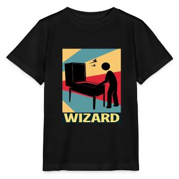 Pinball Pinball Pinball Machine Pinball Lever Game - Stanley/Stella MINI CREATOR Kids’ T-Shirt - black - Front - Mikhail (115cm)