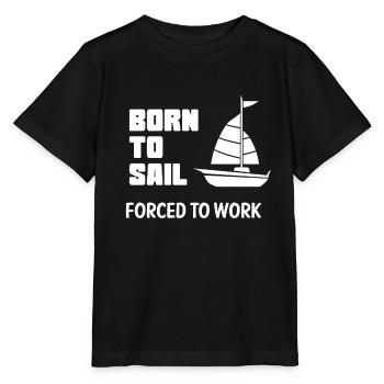 Sailing Captain - Stanley/Stella MINI CREATOR Kids’ T-Shirt - black - Front - Mikhail (115cm)