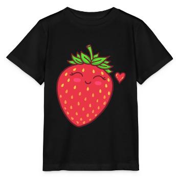 fraise - T-shirt bio MINI CREATOR Stanley/Stella Enfant - noir - Devant - Mikhail (115cm)