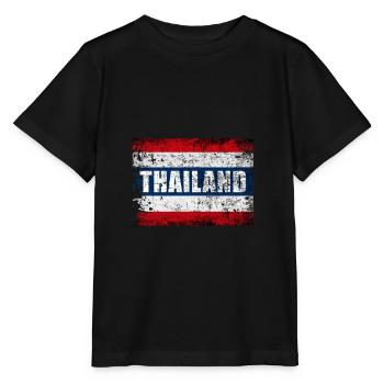 Thaïlande - T-shirt bio MINI CREATOR Stanley/Stella Enfant - noir - Devant - Mikhail (115cm)