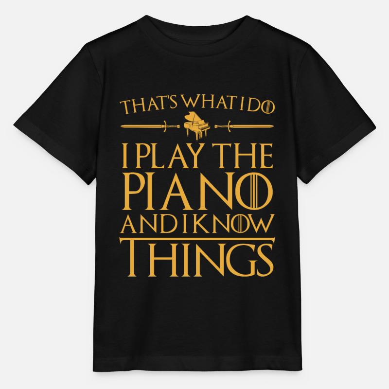 Klavier GOT - Stanley/Stella Kinder T-Shirt MINI CREATOR  - Schwarz
