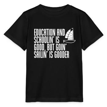 Sailing Captain - Stanley/Stella MINI CREATOR Kids’ T-Shirt - black - Front - Mikhail (115cm)