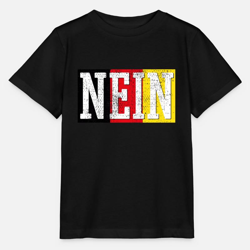 Deutschland Deutsche Sprache Nein - Stanley/Stella Kinder T-Shirt MINI CREATOR  - Schwarz