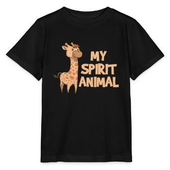 Giraffes Giraffes Giraffes - Stanley/Stella MINI CREATOR Kids’ T-Shirt - black - Front - Mikhail (115cm)