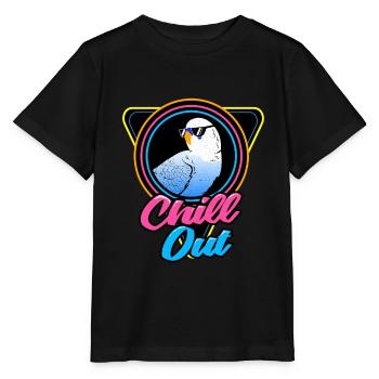 Budgie - Stanley/Stella MINI CREATOR Kids’ T-Shirt - black - Front - Mikhail (115cm)