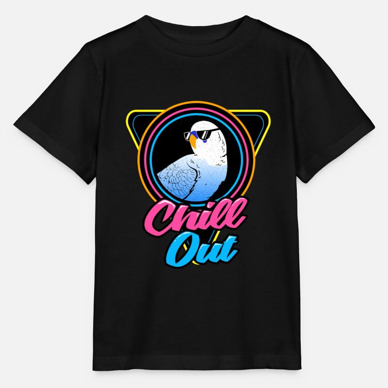 Wellensittich - Stanley/Stella Kinder T-Shirt MINI CREATOR  - Schwarz