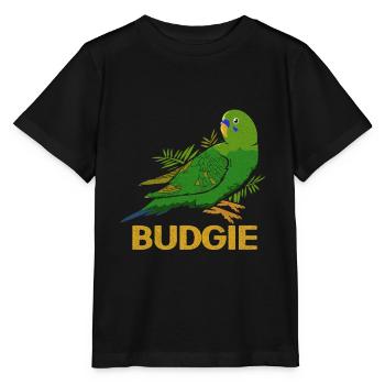 Budgie - Stanley/Stella MINI CREATOR Kids’ T-Shirt - black - Front - Mikhail (115cm)
