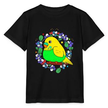 Budgie - Stanley/Stella MINI CREATOR Kids’ T-Shirt - black - Front - Mikhail (115cm)