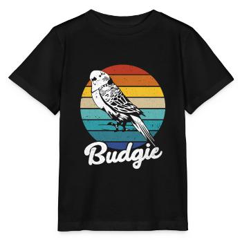Budgie - Stanley/Stella MINI CREATOR Kids’ T-Shirt - black - Front - Mikhail (115cm)