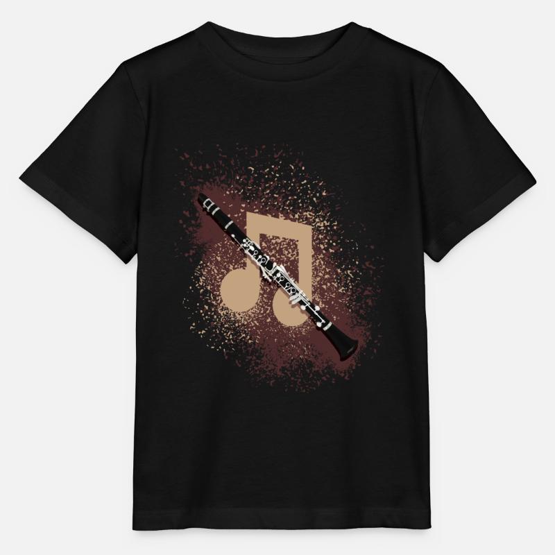 Klarinette - Stanley/Stella Kinder T-Shirt MINI CREATOR  - Schwarz