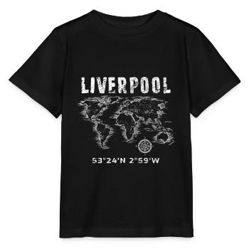 Liverpool - Stanley/Stella Kinder T-Shirt MINI CREATOR  - Schwarz - Vorne - Mikhail (115cm)