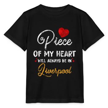 Liverpool - Stanley/Stella Kinder T-Shirt MINI CREATOR  - Schwarz - Vorne - Mikhail (115cm)