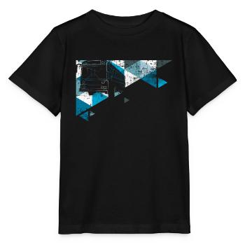 Bus - T-shirt bio MINI CREATOR Stanley/Stella Enfant - noir - Devant - Mikhail (115cm)