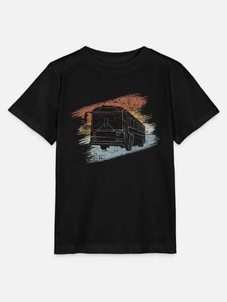 Busfahrer - Stanley/Stella Kinder T-Shirt MINI CREATOR - Schwarz