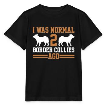 Border-Collies - Stanley/Stella Kinder T-Shirt MINI CREATOR  - Schwarz - Vorne - Mikhail (115cm)